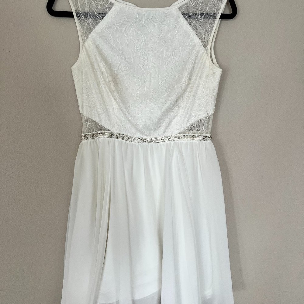 Pretty White Dress from Aqua Size 6